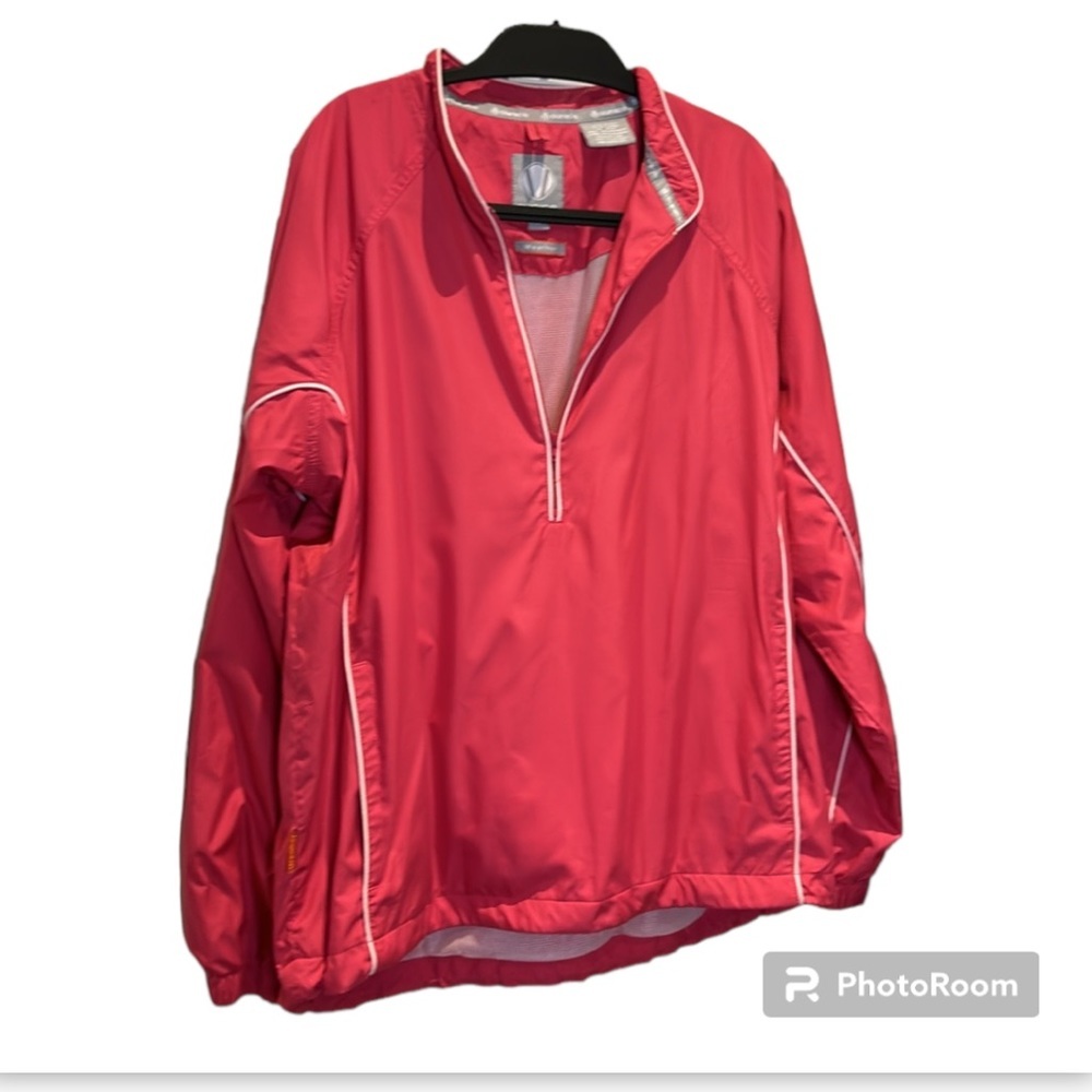Sunice Windbreaker Pullover Half Zip Women’s size M Hot Pink Light Jacket